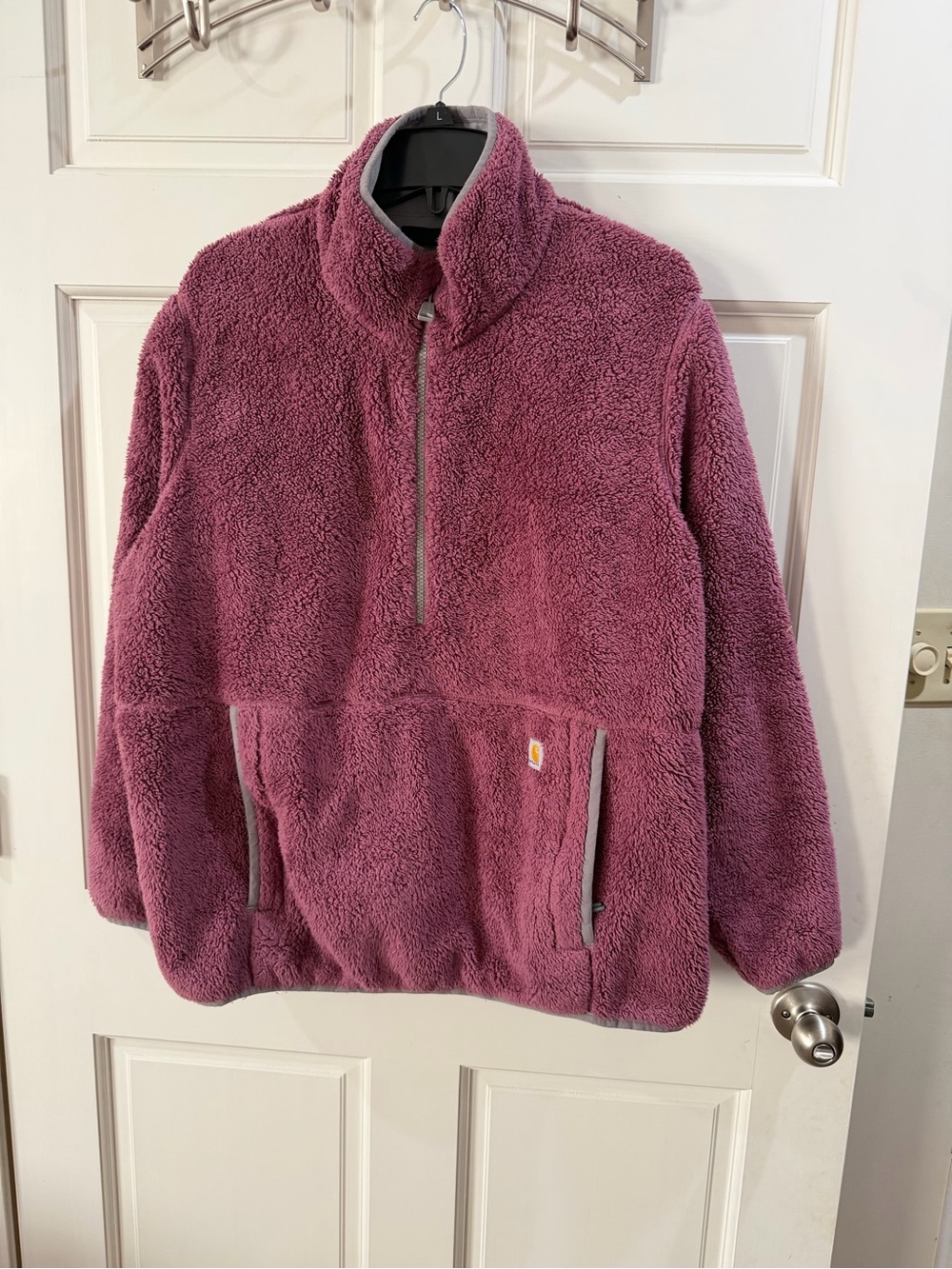 Women’s Carhartt Plum Sherpa Half-Zip Pullover Size XL